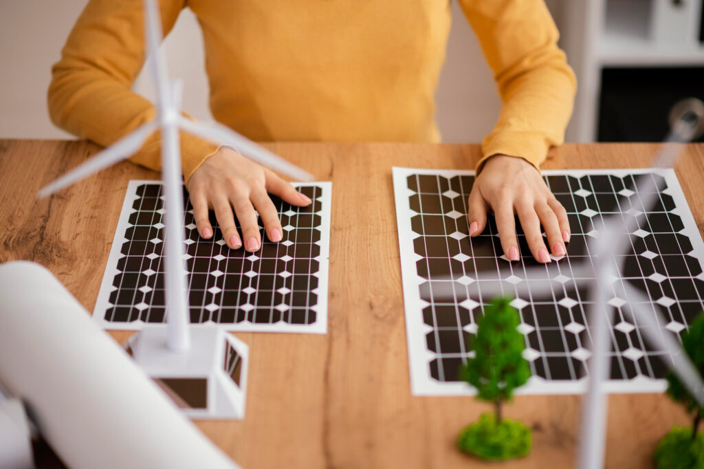 Woman Working Environment Project Close Up (1)